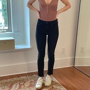 Citizens of Humanity Rocket Crop Dark Gray/ Black